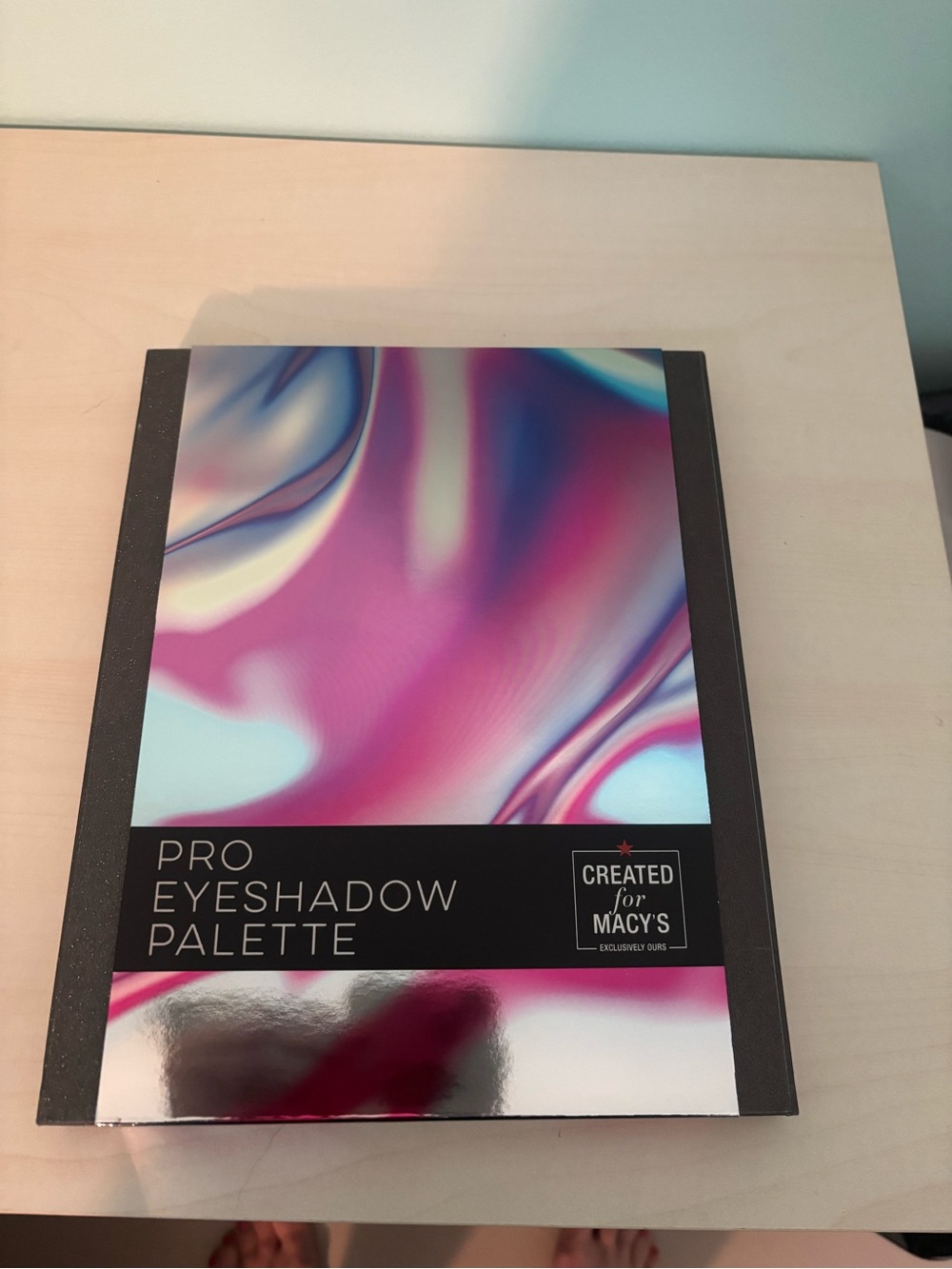 Macy's Iridescent Pink and Blue Pro Eyeshadow Palette